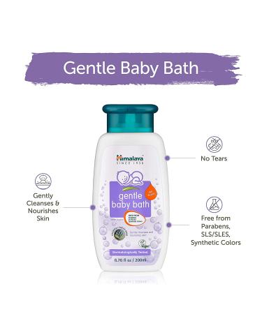 Himalaya Gentle Baby Bath - Chickpea & Green Gram 200ml | Soothing & Nourishing Cleanser - Buy Online on GoSupps.com