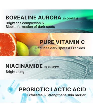 DERMACENTRIC 14-Day Vita Facial Ampoule Vegan Korean Skincare Serum with Niacinamide & Glutathione for Radiant Balanced-Looking Skin (1.01 fl oz) - Buy Online on GoSupps.com