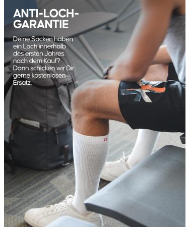 Danish Endurance Compression Stockings - Organic Cotton Support Hose for Thrombosis | 14-18 mmHg | Unisex Sizes 43-47 | 1 & 3 Pairs Available - Buy Online on GoSupps.com