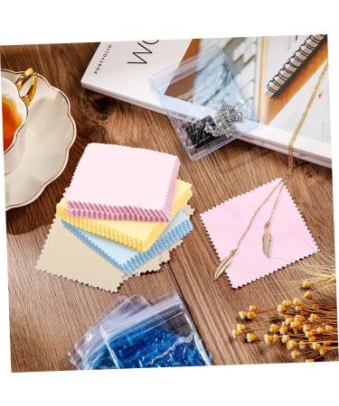 TEHAUX 180 Pcs Jewelry & Lens Cleaning Cloths - Screen & Glass Cleaner Cloths for Glasses & Electronics - Polishing Cloths 8x8CM (3 Pcs - Buy Online on GoSupps.com