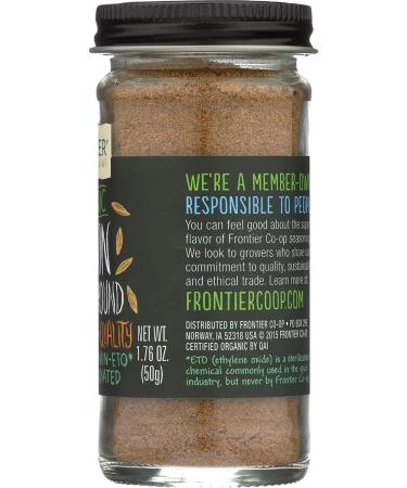 Frontier Herb Organic Ground Cumin Seed - 1.76 oz | Premium Quality Spice - Buy Online on GoSupps.com