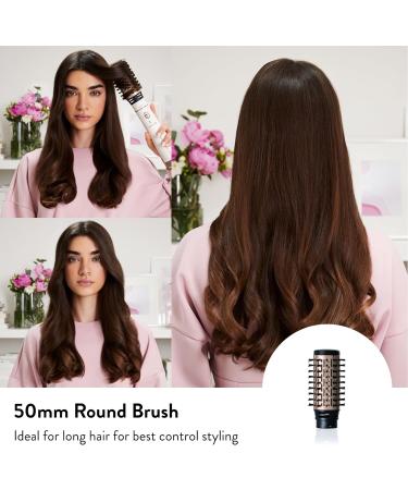 Bellissima 8-in-1 Interchangeable Hot Air Brush Dryer and Volumizer with Ion Technology, Ceramic and Keratin Coated Brushes - 1000W UK Plug - Buy Online on GoSupps.com