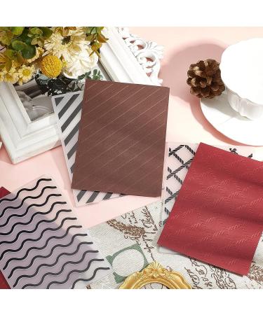 Globleland Plastic Embossing Folders - DIY Craft Template for Handcraft Photo Album Decoration - 5.83 x 4.13 Inches - Mixed 1 - Buy Online on GoSupps.com