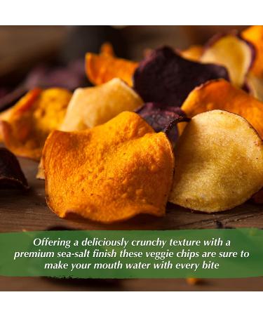 Sea-Salted Natural Vegetable Chips - Delicious & Fresh Bulk Chips (3 LBS) - Buy Online on GoSupps.com