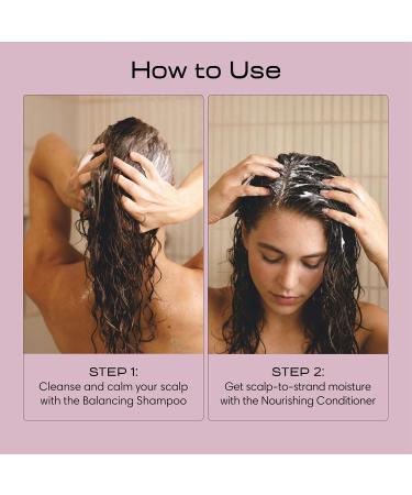 Jupiter Color Safe Dandruff Shampoo & Conditioner - Vegan, Sulfate-Free, 9.5 fl oz - Relieves Dry, Flaky, Itchy Scalp - Buy Online on GoSupps.com