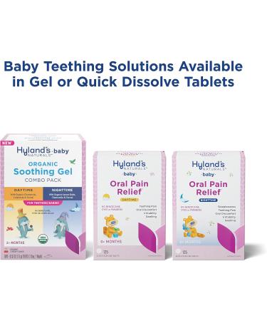 Hyland's Baby Organic Day/Night Soothing Gel - Cherry - 2 Tubes - 0.53 Oz. - Buy Online on GoSupps.com