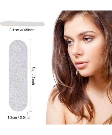 JSRQT 100 Mini Nail Files Double Sided Nail File Set Emery Board for Women Girls Acrylic Mini Nail Files Bulk Nail Buffer Professional Nail Files 180/240 Grit Manicure Tool (Silver) - Buy Online on GoSupps.com