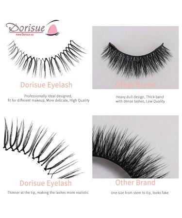 Natural Looking Short False Eyelashes - Lightweight 4 Pack for Glamorous Eyes | Shop Internationally - Buy Online on GoSupps.com
