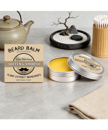 Adoucissant pour Barbe | 60g Conditionneur Adoucissant pour Moustache Cr me Hydratante pour Barbes - Pour Voyage Quotidien Maison Salon Spa Nuit Apr s-Rasage - Buy Online on GoSupps.com
