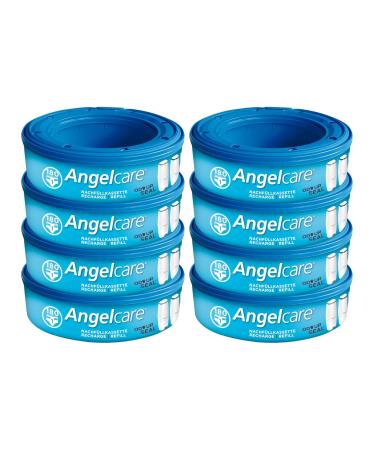 Angelcare 8-pack original refill cassettes for Angelcare nappy pail Comfort Plus