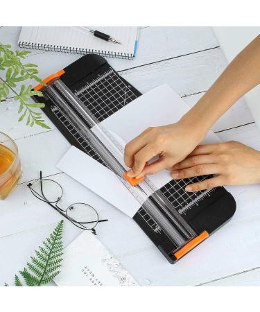 Paper Cutter  12 Inch Guillotine Paper Trimmer a4 with Automatic Security Safeguard and Side Ruler for Coupon  Craft Paper and Photos (Black) - Buy Online on GoSupps.com