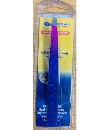 Beautik Salon Eyebrow Slanted Tweezers Stainless Steel women professional face threader precision beauty Flat Picker plucker Ladies Tweezer - Buy Online on GoSupps.com