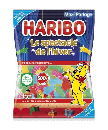 HARIBO - Assortiment Soft No l - Bonbons Tendres Sans Colorants Artificiels - 500 g