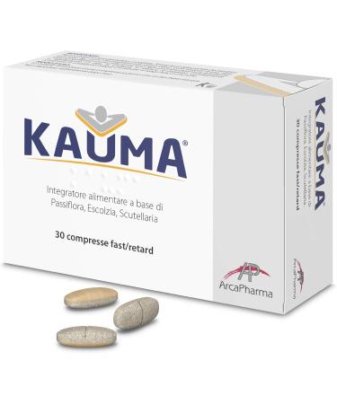 ArcaPharma KAUMA the natural alternative to synthetic benzodiazepines twolayer tablet with soothing and relaxing physiological effect - Buy Online on GoSupps.com