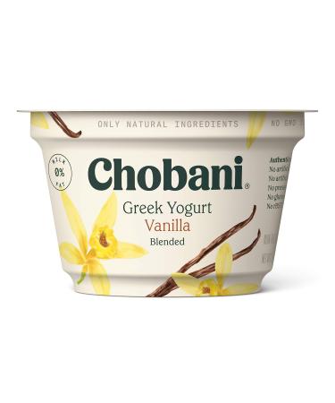 Chobani Greek Yogurt, 0%, Vanilla, 5.3 oz