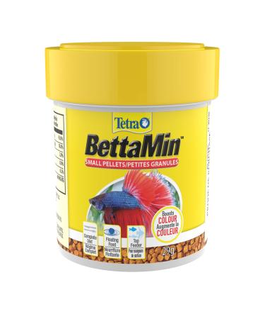 Tetra Betta Small Pellets 1.02 Ounce Complete Nutrition Plus Color Boost
