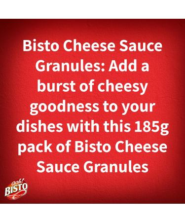 Bisto Cheese Sauce Mix - Thick, Creamy & Delicious - 185g Drum (Pack of 1) - Buy Online on GoSupps.com