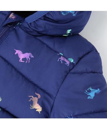 Kids Hooded Winter Puffer Jacket | Waterproof & Lightweight | Boys Girls 4-5 Years | Blue - Buy Online on GoSupps.com