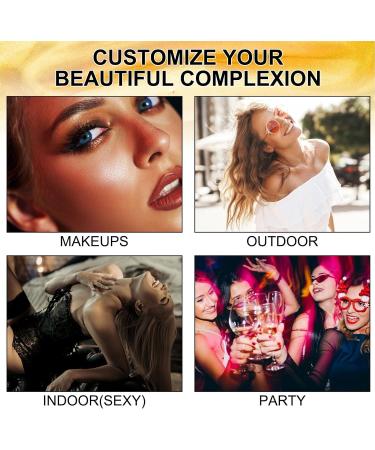 Buy Body Glitter Oil - Radiant Moisturizing Highlight Liquid (100ml Silver) for Long-Lasting Beach Glow | International Shipping Available - Buy Online on GoSupps.com