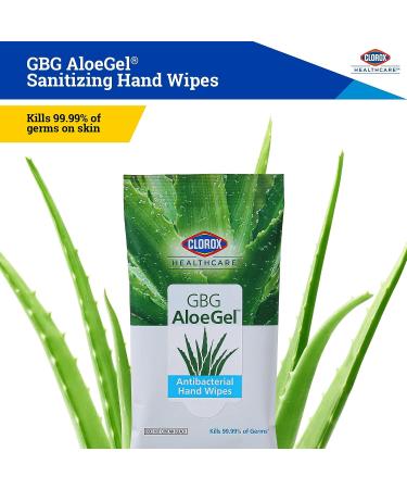 Clorox Healthcare Hand Sanitizing Wipes 20ct Pouch | Alcohol Based with Aloe | Kills 99.99% of Germs - Buy Online on GoSupps.com