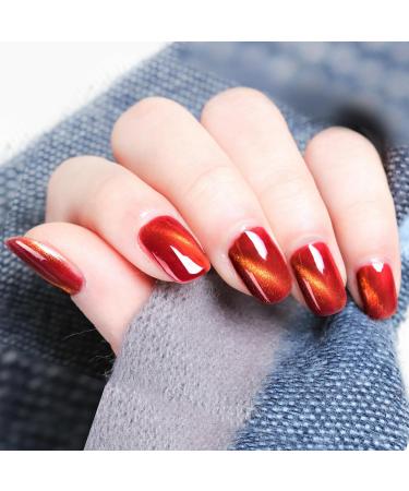 Gel Nail Polish Kit - Cat Eye Magnetic UV LED Soak Off Varnish | Complete Manicure Gift Set (Includes Magnet 10ml Bottles - Buy Online on GoSupps.com