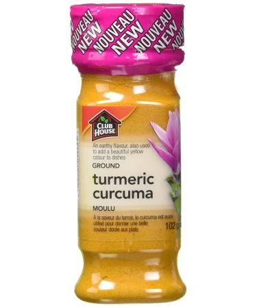 Club House Quality Natural Herbs & Spices Ground Turmeric 102g 102 g (Pack of 1)