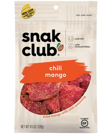 Snak Club Chili Mangos, 4.5 Ounce 6 Count (Pack of 1)