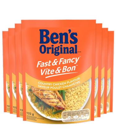 BEN'S ORIGINAL FAST & FANCY Country Chicken Flavour Rice 12PK CASE Country Chicken Flavour (12 Pack) 12