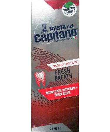  PASTA DEL CAPITANO 1905 Pasta Del Capitano Teeth Fresh Breath 75 ml - Buy Online on GoSupps.com