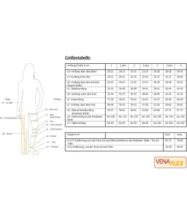 Venaflex Thigh High Compression Stockings Class 2 - Extra Fine Open Toe for Women & Men | International Shipping Available - Buy Online on GoSupps.com