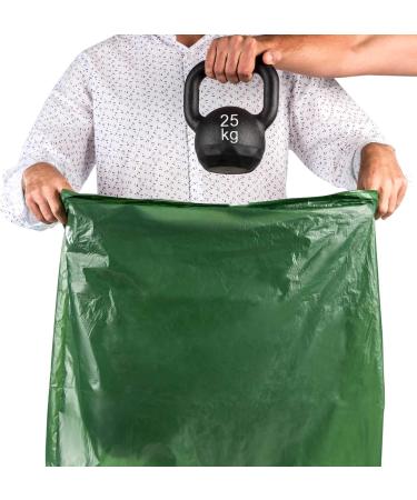 Relevo 120 Pack 30L Eco-Friendly Drawstring Garbage Bags - 100% Recycled Green Waste Disposal - Buy Online on GoSupps.com