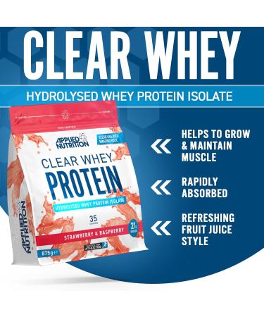  Applied Nutrition Applied Nutrition Clear Whey Strawberry & Raspberry 875G - Buy Online on GoSupps.com
