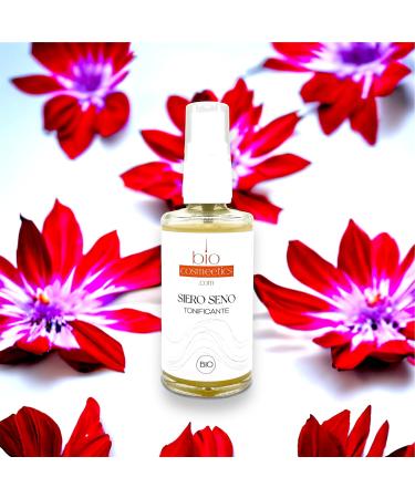  BioCosmeetics Organic Natural Breast Serum Volumising Firming and Toning Anti-Stretch Marks 60 ml Vegan Made In Italy BioCosmeetics - Buy Online on GoSupps.com
