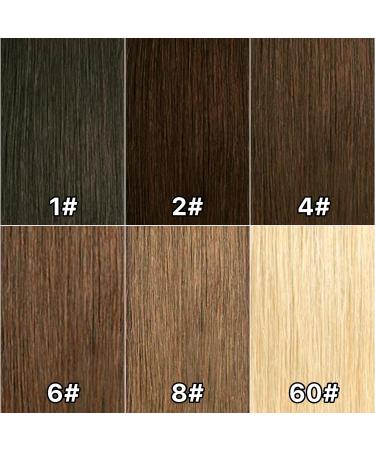 Shop 35cm-55cm Clip In Extensions - 10PCs 120g 100% Remy Real Hair - Light Brown (6#) for Smooth Hair Parts - Buy Online on GoSupps.com