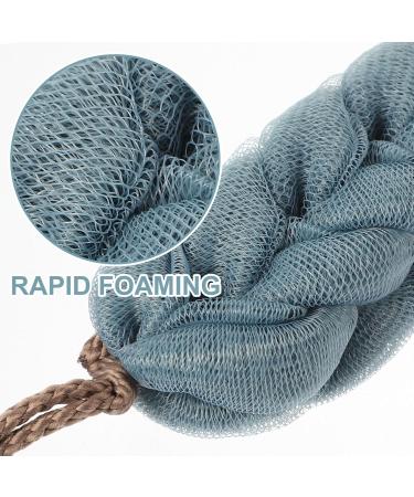 FOMIYES 2 Pcs Body Scrub for Men - Back Scrubber & Bathing Strip for Shower | International Shipping Available - Buy Online on GoSupps.com