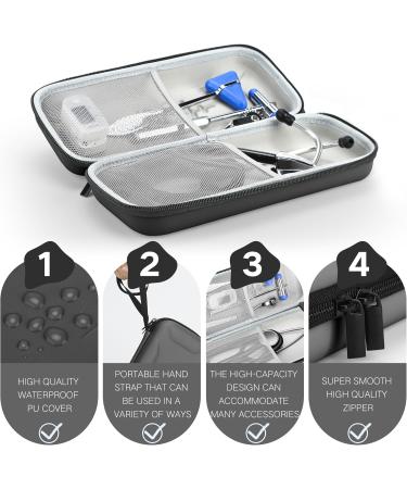 Buy Stethoscope Case for 3M Littmann Classic III & Cardiology IV | Lightweight Organizer & Travel Cover - Perfect Nurse Gift - Buy Online on GoSupps.com