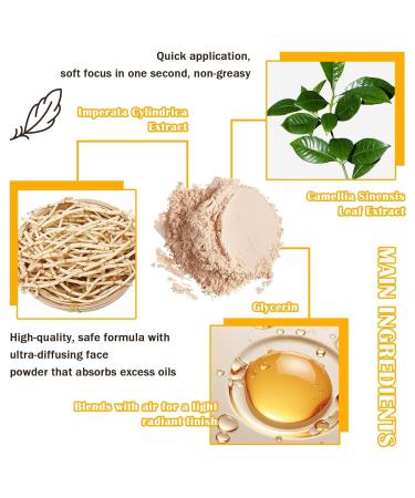 Buy SPF 50++ Mineral Sunscreen Setting Powder | Lightweight Matte Translucent Face Powder with Brush | Oil Control & Breathable Concealer - International Shipping Available - Buy Online on GoSupps.com
