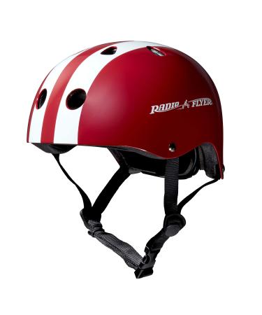 Radio Flyer Helmet, Toddler & Kids Bike Helmet For Ages 2-5, Red Red Radio Flyer Helmet