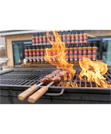 Defence Prime Taste - Rich BBQ Red Meat Marinade Sauce - Lamb/Beef Meat or Vegetables - Vegetarian Sauce - Fresh Ingredients - 250g Barbecue 250 g (Pack of 1) - Buy Online on GoSupps.com