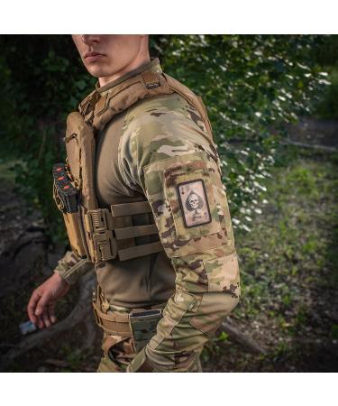 M-Tac Ace of Spades Death Card Tactical Morale Patch - Army Combat Hook Fasteners - Coyote/Black - Buy Online on GoSupps.com