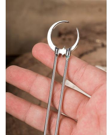 HAQUIL Silver Moon Hairpin Celtic Knot - Irish Hairpin Clip for Long Hair - Buy Online on GoSupps.com