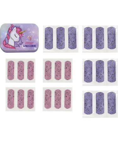 Unicorn Magic Children's Plasters - Licensed Metal Box with 24 Beautiful Designs - Perfect for Backpacks & Handbags - Buy Online on GoSupps.com