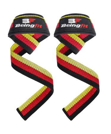 BLEGFIT Premium Lifting Straps for strength training - 60 cm available in 6 colors robust and comfortable for fitness and bodybuilding Germany