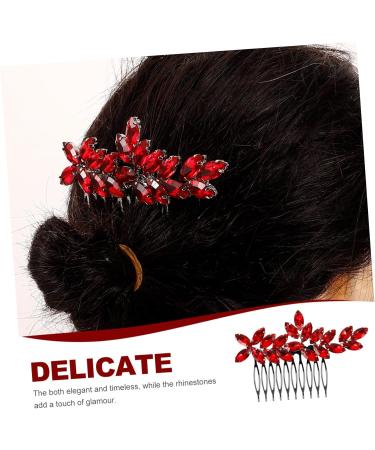 MUSISALY Bridal Headwear Rhinestone Hair Side Comb Hair Comb Clips Rhinestone Hair Accessories Diamond Hair Accessories Rhinestone Hair Combs Hair Combs for Wedding Bridal Hair Accessories - Buy Online on GoSupps.com