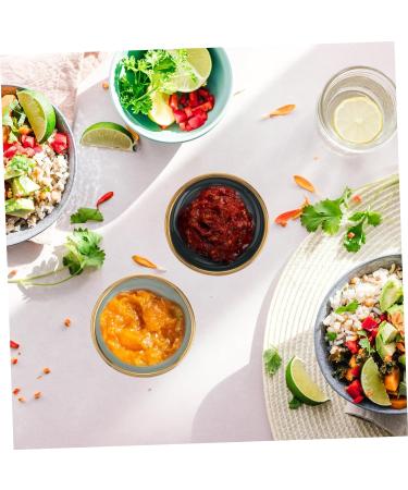 Ciieeo 4pcs Ceramic Saucer Dessert Trays Seasoning Dish Soy Sauce Dish Appetizer Plate Kitchen Supplies Sauce Plate Dipping Bowls Ceramic Serving Dishes Cake Plates Ceramics Nordic Sauces - Buy Online on GoSupps.com