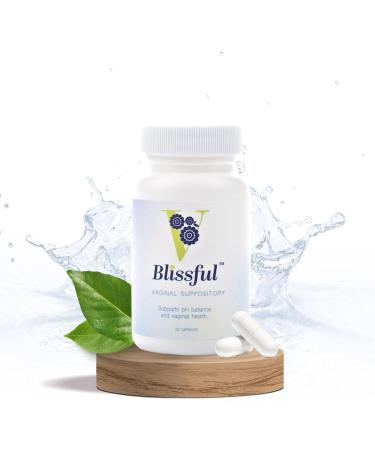 V Blissful - Boric Acid Suppositories Helps with Yeast Infections - Effective Feminine Care with Boric Acid Perfect for pH Balance Bacterial Vaginosis Treatment and Women's Hygiene Essentials