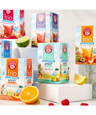 Shop Teapot Frio Tea 10 Series Pack - Raspberry Lemon Currant Lemon Peach-Maracuja & More - 18 Bags of 2.5g | International Shipping Available - Buy Online on GoSupps.com