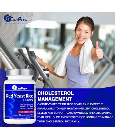 CanPrev - Red Yeast Rice Complex 120 Capsules Support Cardiovascular Health with Antioxidant Rich Supplement 120 count (Pack of 1) - Buy Online on GoSupps.com