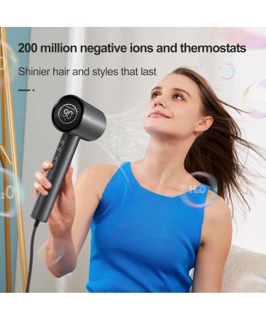 High-Speed Ionic Hair Dryer with Diffuser | Low Noise 4 Temps 3 Speeds - Perfect for Home & Travel - Buy Online on GoSupps.com