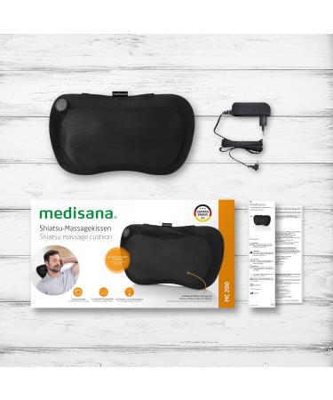 Buy Medisana MC 200 Shiatsu Massage Pillows - Heat Function & 4 Rotating Heads for Neck Back & Legs | Portable & Handy Massage Solution - Buy Online on GoSupps.com